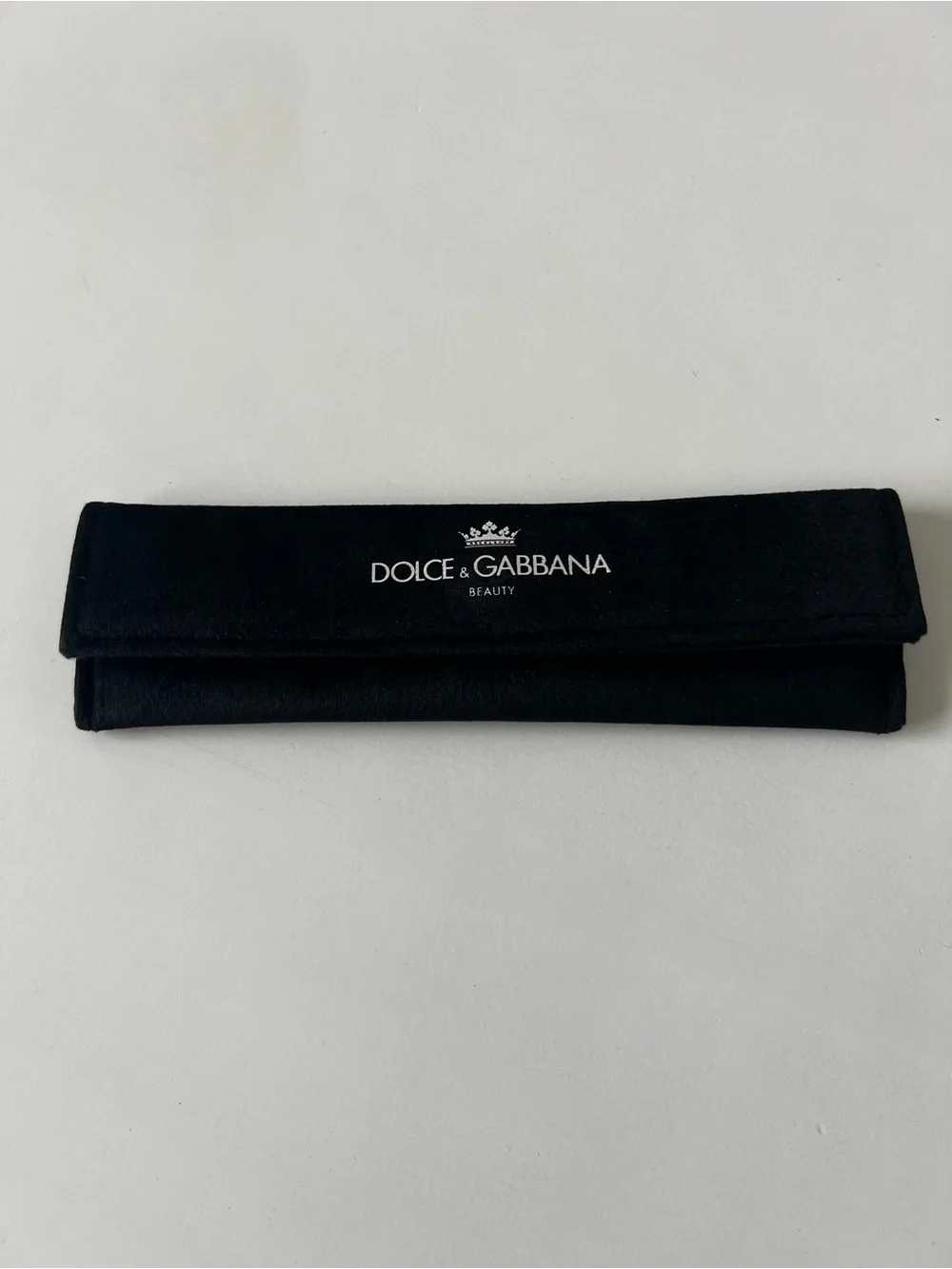 Dolce & Gabbana Silver Metal Men's Comb with Black Pouch